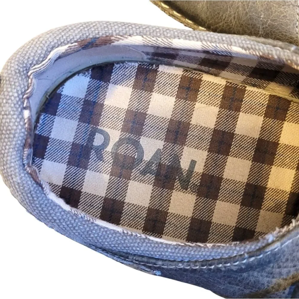 Roan By BedStu Arlo Charcoal Grey Oxford Shoes Size US 12